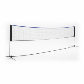 Portable Badminton Nets, Height-adjustable Volleyball Nets, Badminton Bags, Indoor And Outdoor Volleyball Nets--Blue And Black.14FT