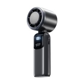 Portable Handheld Turbo Fan With Ice Cooler Type-C Rechargeable Summer Outdoor Cooling Hight Speed (Option: 1pc)
