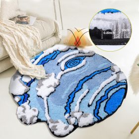 Color Rug For Bedroom - Non Slip Absorbent Floor Mat For Bathroom - Cute Washable Small Shower Mat - Aesthetic Modern Home Decoration Birthday Gi (Option: SXBW9090A)