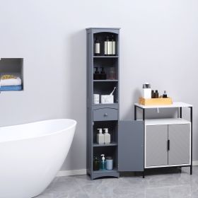 Bathroom Storage Cabinet (Option: Grey-985x375x153 mm)