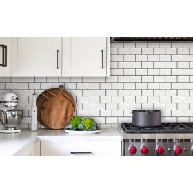 10pcs, Marble Peel And Stick Backsplash Tiles For Kitchen Walls Bathroom Countertops, 12 Inch*12 Inch, Adhesive Glazed Ceramic Surface,rproof, He (Option: 1)