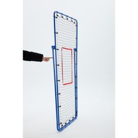7 Feet By 4 Feet Volleyball Backboard Net - A Multi-sport Rebound Training Equipment With A Travel Bag, Featuring 5 Adjustable Angles (Option: Blue)