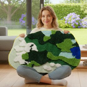 Area Rug Color Rug For Bedroom - Non Slip Bath Rug Absorbent Floor Mat For Bathroom - Cute Washable Small Shower Mat - Aesthetic Modern Home Deco (Option: SY23050002)