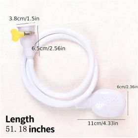 Portable Handheld Faucet Sprayer (Option: White)
